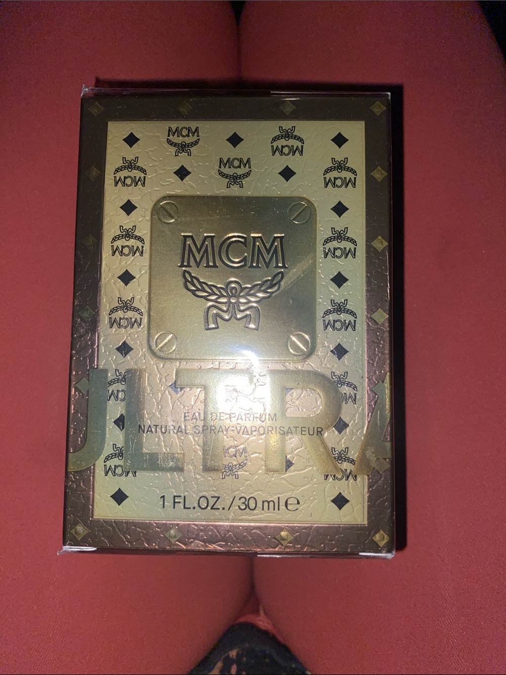 MCM JLTR Eau de Parfum — Gold Packaging